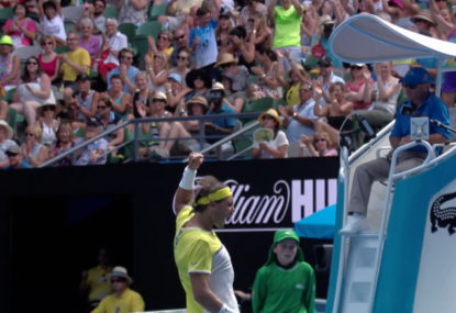 WATCH: Nadal and Verdasco put on a show in an epic rally