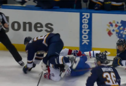 WATCH: The biggest legal NHL hit you'll ever see