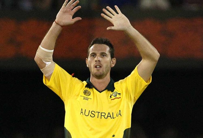Australian bowler Shaun Tait.