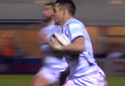 WATCH: Dan Carter scores scintillating first try for Racing 92