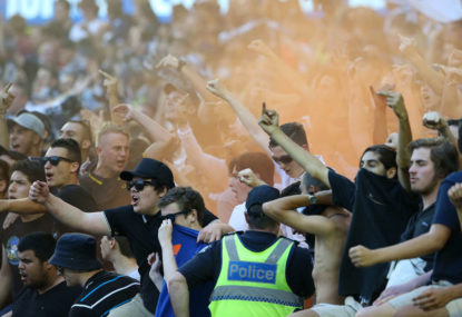 It's time for A-League supporters to unite against flares