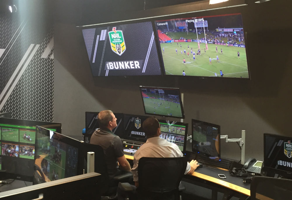 Two video refs in the NRL bunker