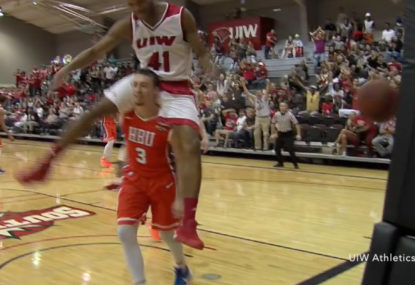 WATCH: Dunking victim gives piggyback after getting posterized