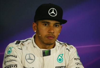 Lewis' petulant behaviour leaves much to be desired