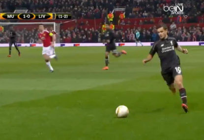 WATCH: Coutinho's stunning solo effort knocks Manchester United out of Europa League