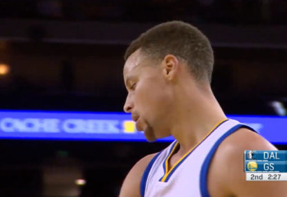 WATCH: Curry and Thompson's embarrassing premature celebration ruins play