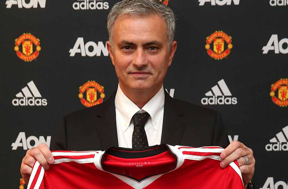 Jose Mourinho manager of Manchester United