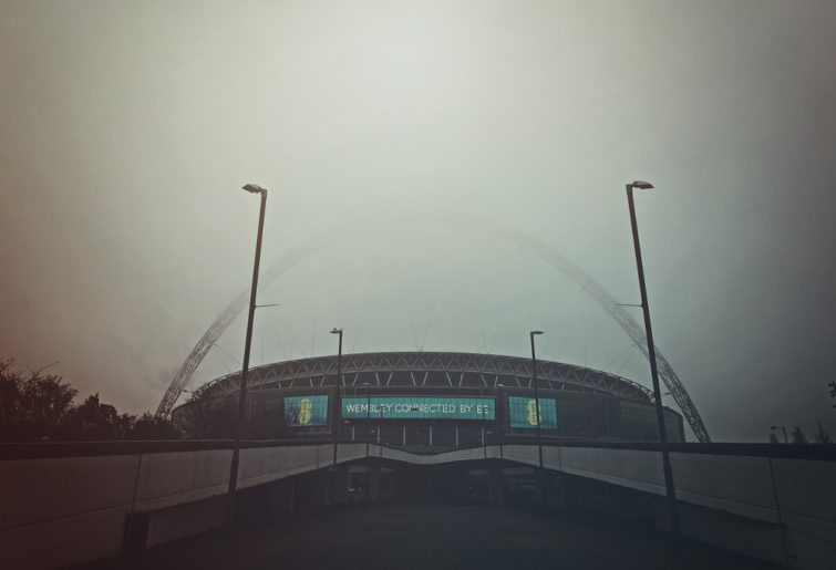 Wembley football stadium