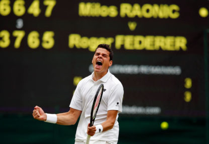 Milos Raonic vs Roger Federer: Wimbledon quarter-finals live scores