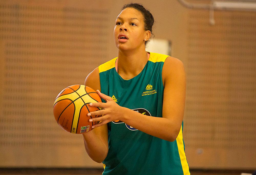 Elizabeth Cambage of the Opals
