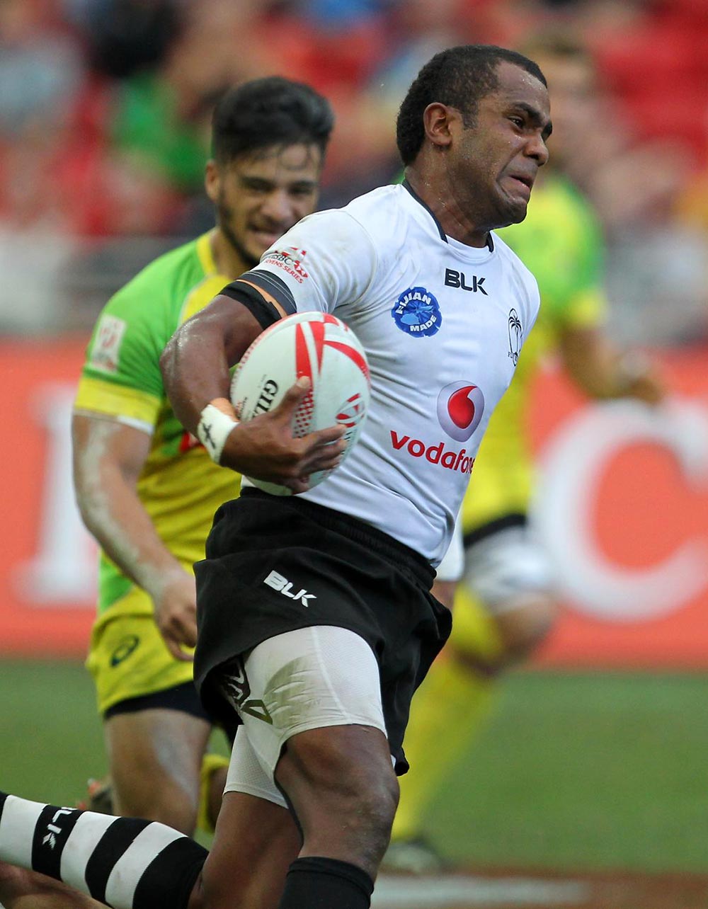 Fiji sevens player Kitione Taliga tall