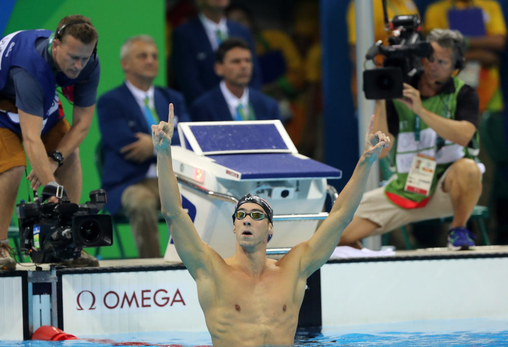 United States' Michael Phelps claimed a 20th gold medal in the 200 metre butterfly. (AP Photo/Matt Slocum)