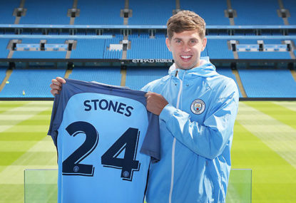 John Stones signs with Manchester City in the most unusual circumstances