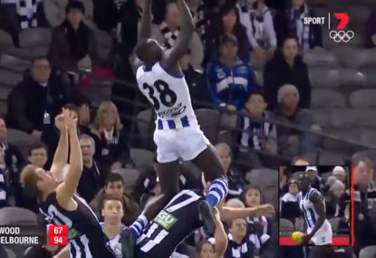 WATCH: Majak Daw grabs the AFL's Mark of the Year award