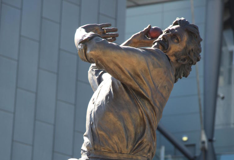 Dennis Lillee statue at the MCG