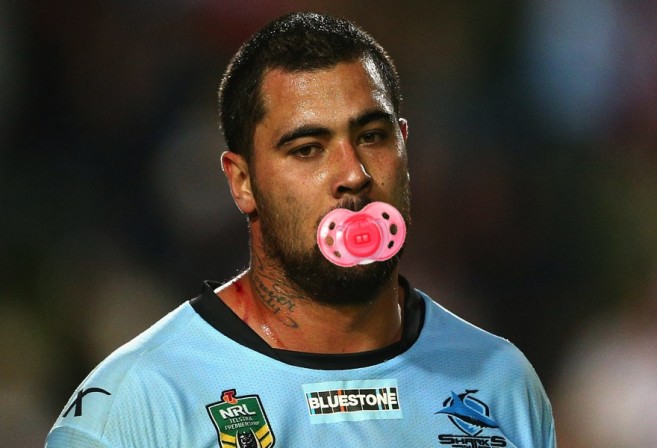 Andrew Fifita's latest dummy spit could see him leave the NRL