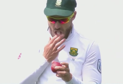 Faf du Plessis keeps pleading innocent of ball tampering