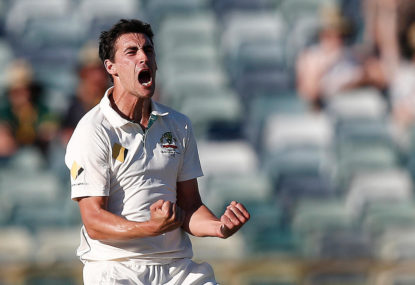 Those three Mitchell Starc deliveries may become the series benchmark