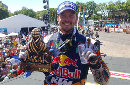 Aussie defending champ Toby Price crashes out of Dakar