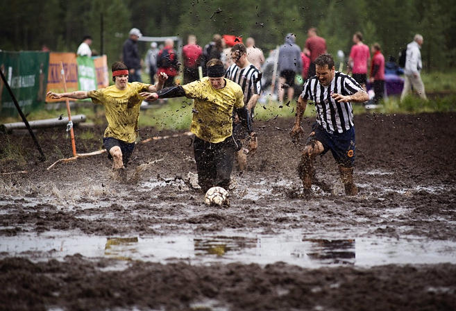 Swamp soccer. Image: Supplied
