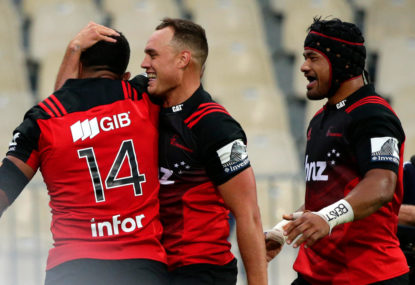  Crusaders put on wet-weather masterclass  to shut out Highlanders