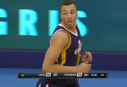 WATCH: Dante Exum scores career-high 22 points against the Thunder