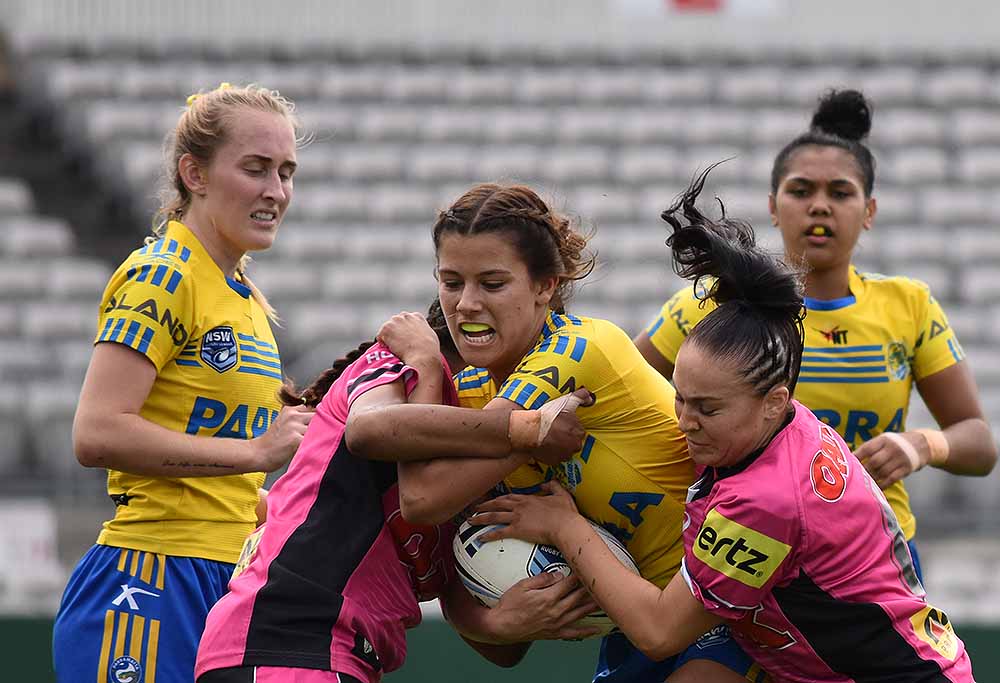 Parramatta Eels versus Penrith Panthers women's rugby league NRL rugby league SG Ball Image: Sean Teuma