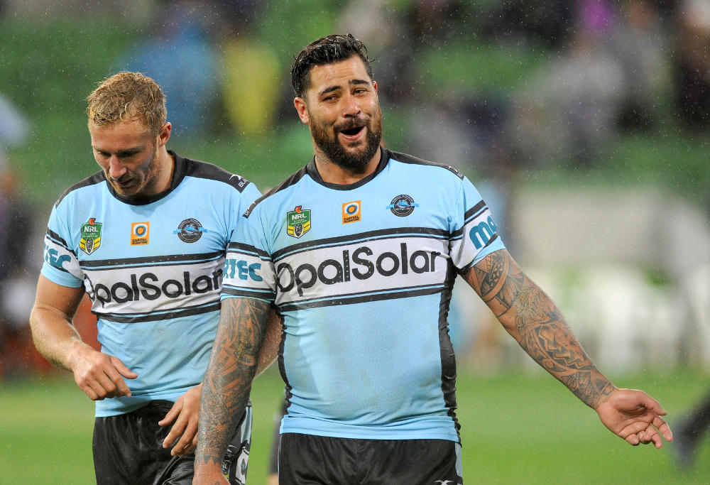 Andrew Fifita Cronulla Sharks NRL Rugby League 2017
