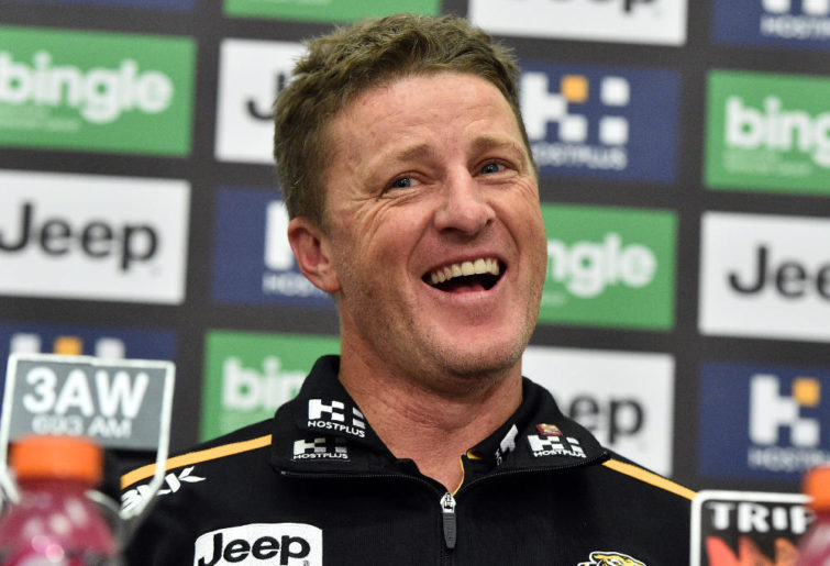 Coach of the Tigers, Damien Hardwick