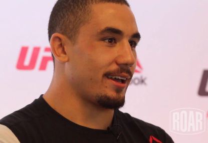 Just rolling with it. Business as usual for Robert Whittaker
