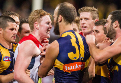 Give Clayton Oliver a break and stop acting shocked when players fire back