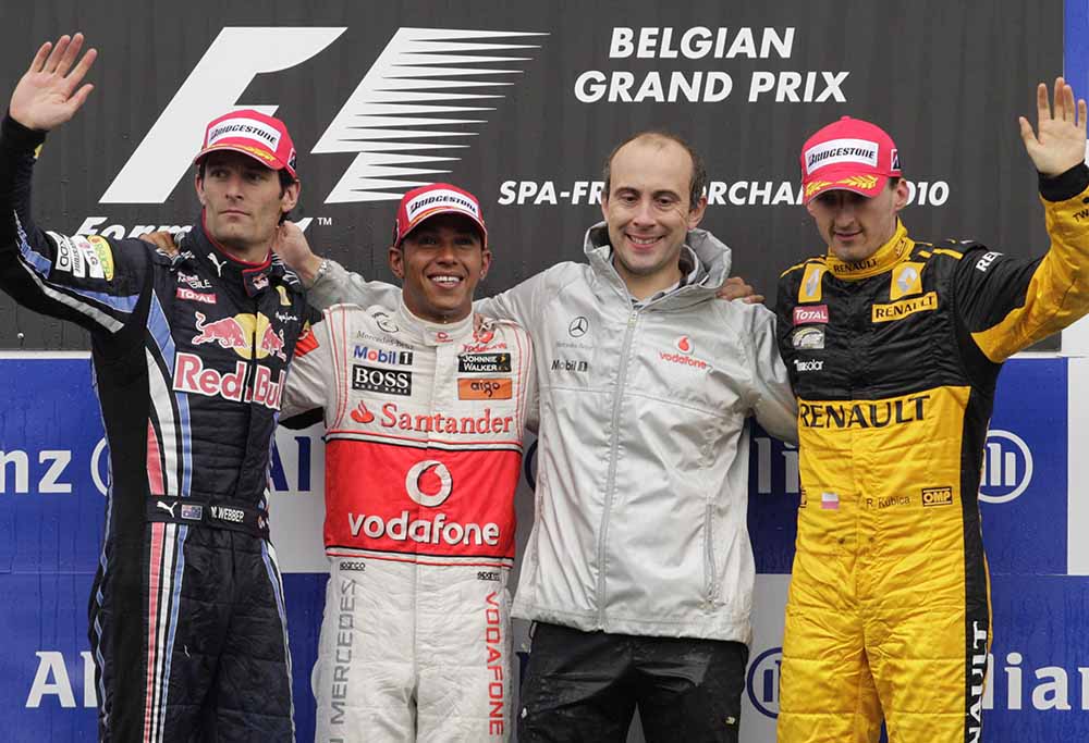 Formula One podium