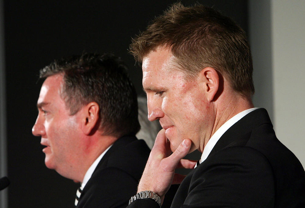 Nathan Buckley Collingwood Magpies AFL 2017