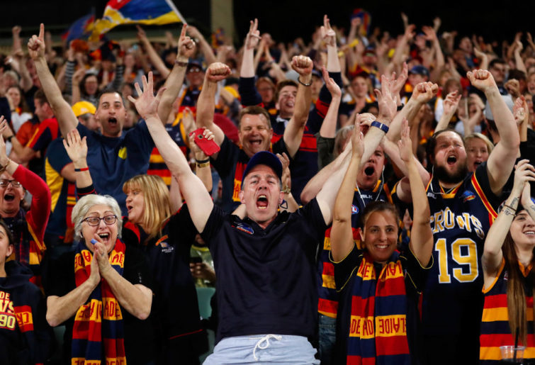 Adelaide Crows Fans AFL Finals 2017