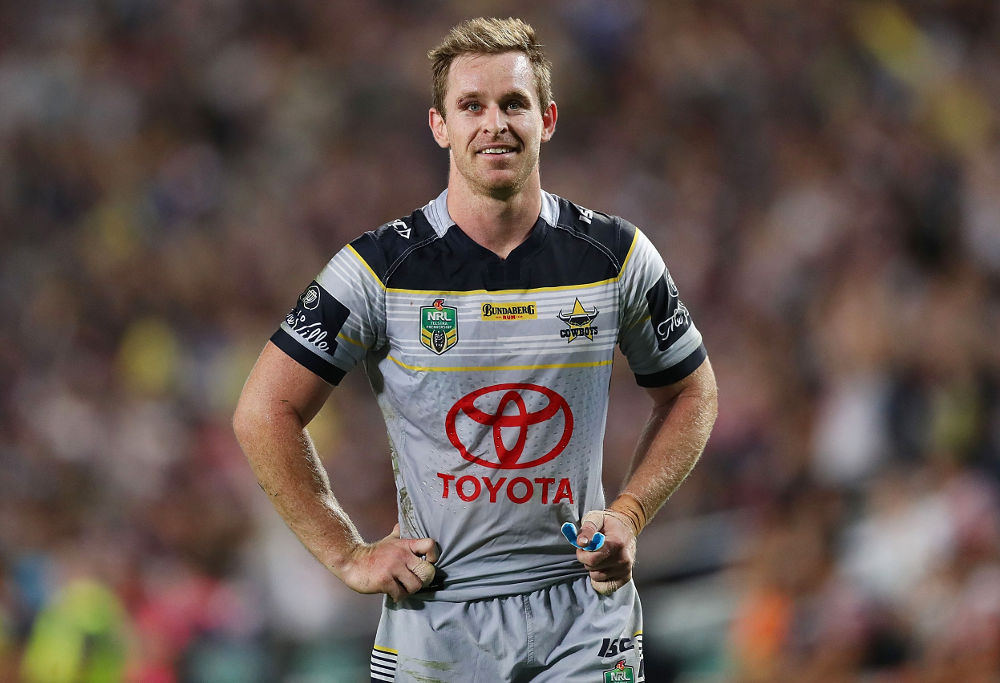 Michael Morgan playing North Queensland Cowboys in the 2017 NRL finals
