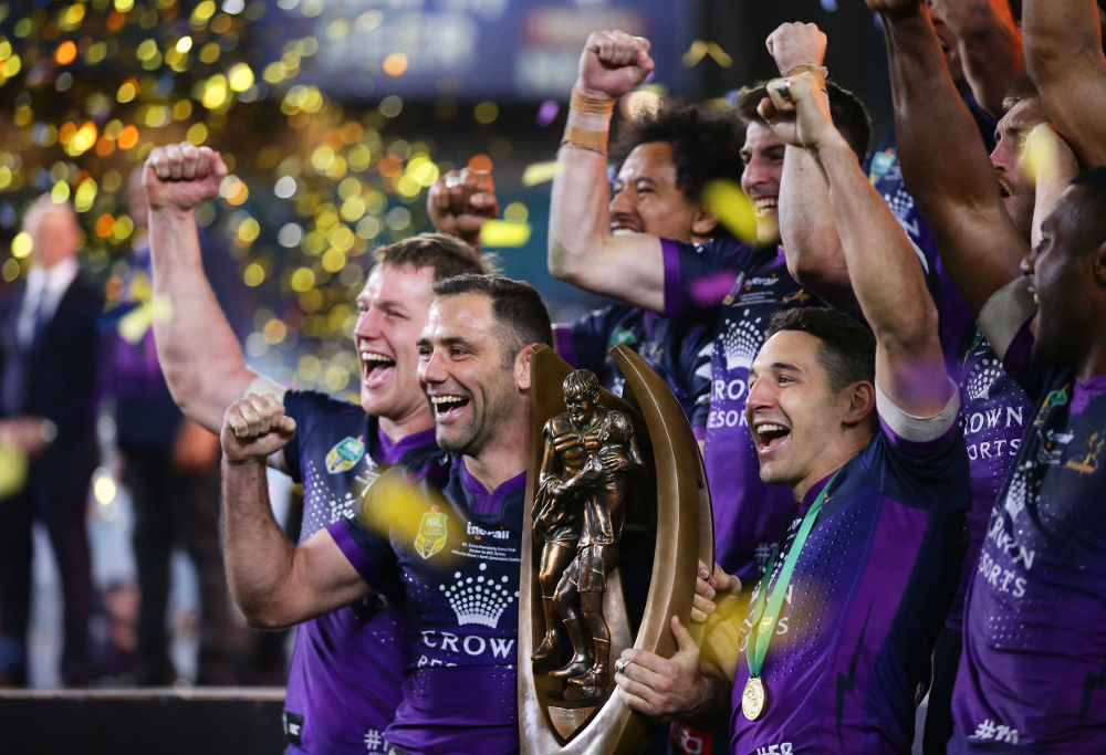 Cameron Smith NRL Rugby League Melbourne Storm Grand Final 2017