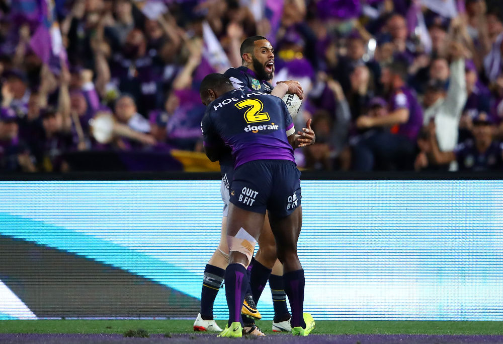 Josh Addo-Carr Melbourne Storm NRL Rugby League Grand Final 2017