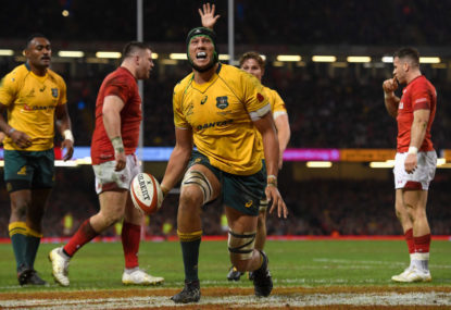 Wallabies hold on for Wales win