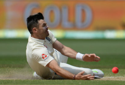 James Anderson hits back for England against India
