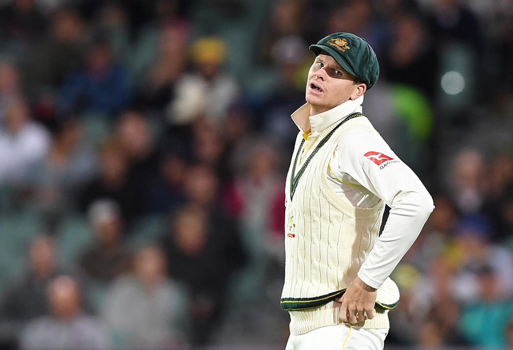 Steve Smith reacts sad Ashes 2nd Test.