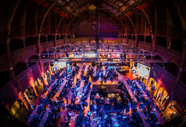 The event hall at the Hearthstone Championship Tour in Amsterdam.