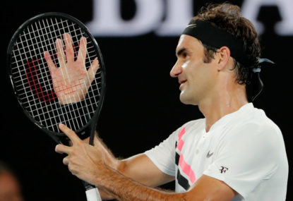 Roger Federer rolls on to claim 99th tournament win