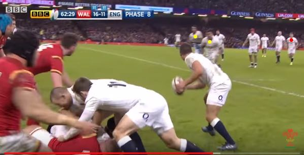 England rugby attack pattern