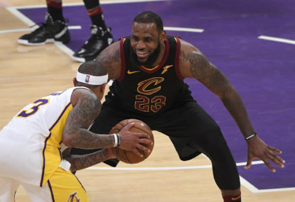 Where does LeBron James' responsibility start and end?