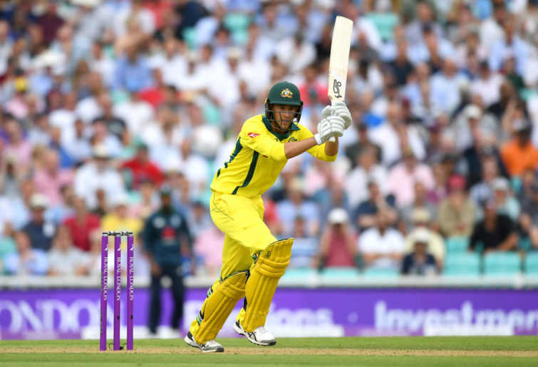 Ashton Agar batting for Australia