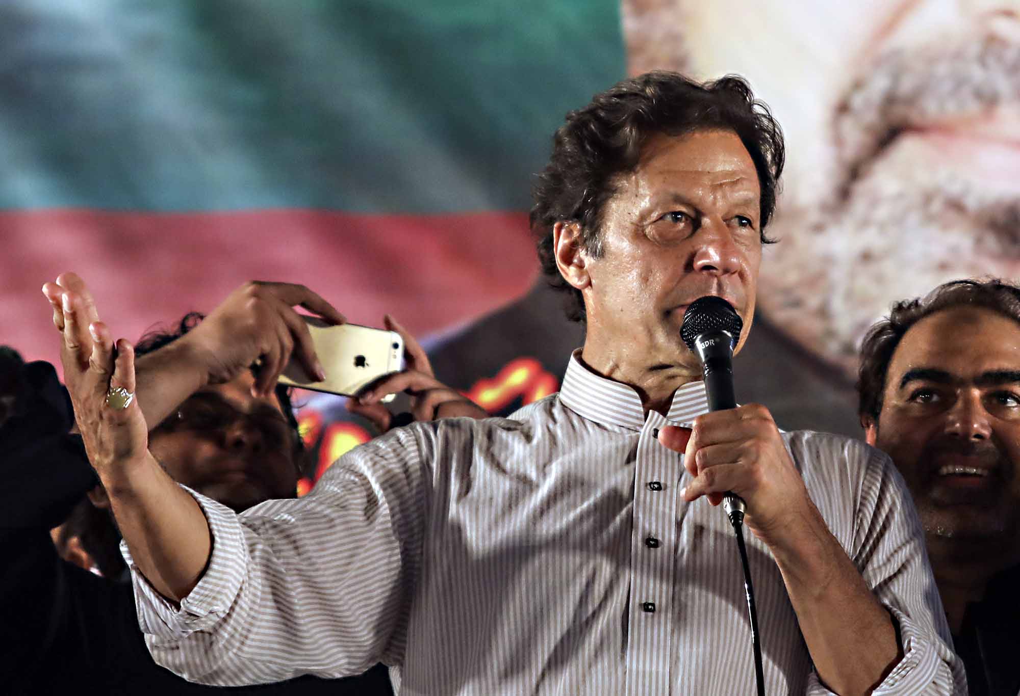 Imran Khan campaigning