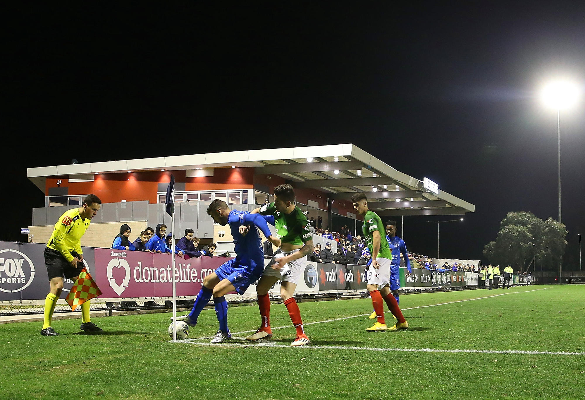 A general view during the FFA Cup round of 32 match between Avondale FC and Marconi Stallions