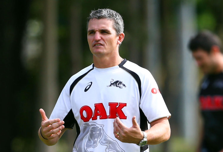 Ivan Cleary at Panthers training.