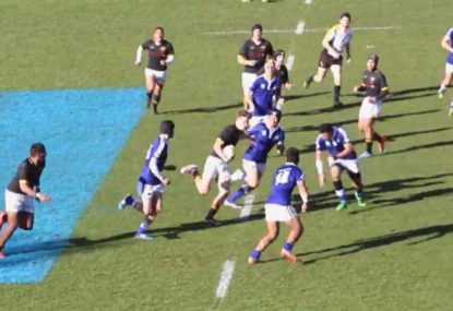 Brutal hit in New Zealand schoolboy final