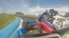 Awesome go kart racer's slick trackwork